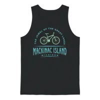 Mackinac Island Unisex Tank Top - Black – 1