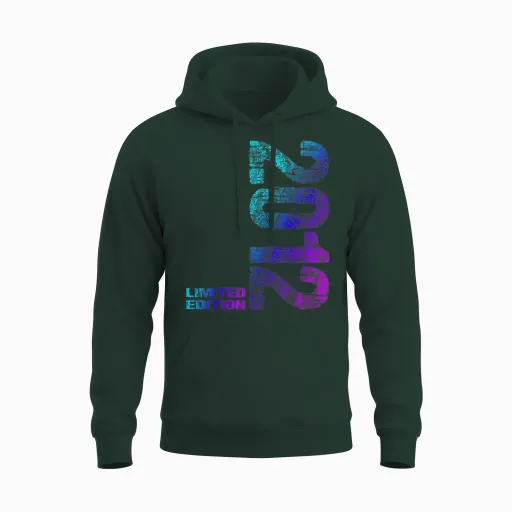 12th Birthday 2012 Limited Edition Boy Girl T-Shirt, Black Unisex Hoodie - Forest
