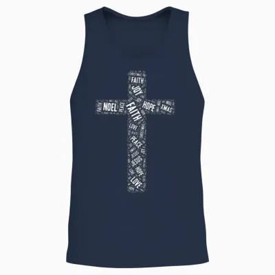 Holy Spirit Holy Spirit Holy Spirit Unisex Tank Top - Navy