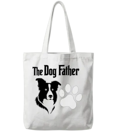 The Dog Father Tote Bags - White