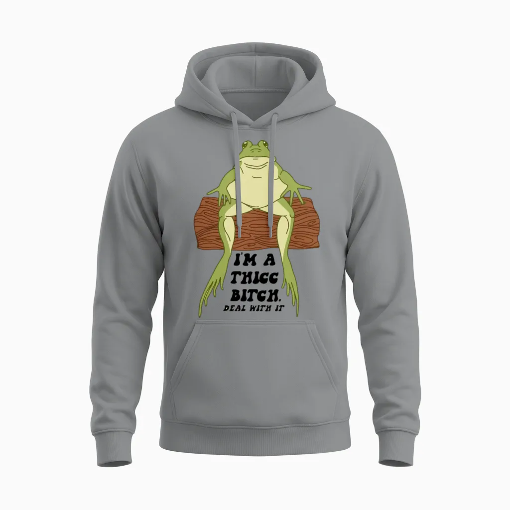 I'm a Think Bitch Unisex Hoodie in Sport Grey