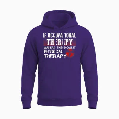 Occupational Therapy - Occupational Therapy - O Unisex Hoodie - Purple
