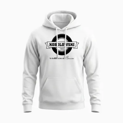 Car Tire 80s Movie Kobolowski Tires Unisex Hoodie - White