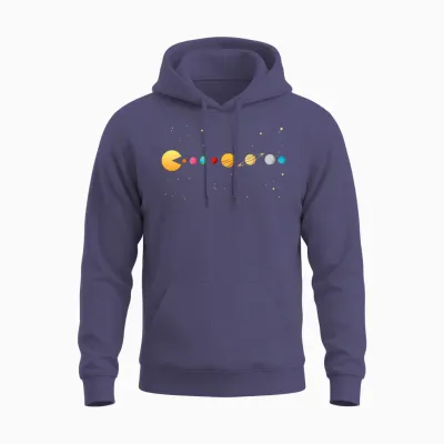 Funny Solar System - Astronauts Space Video Games Unisex Hoodie - Heather Sport Dark Navy