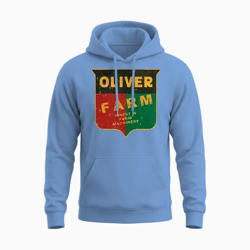 Oliver Farm Equipment & Country Unisex Hoodie in Carolina Blue