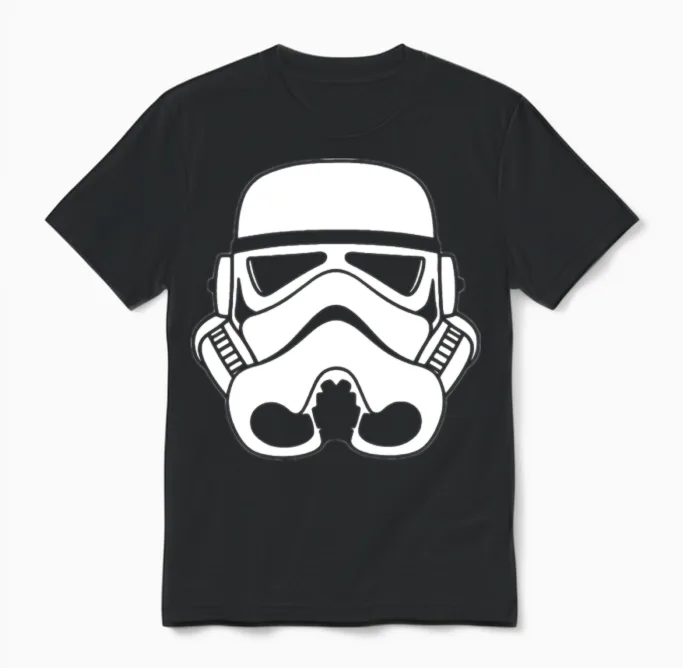 Stormtrooper Tribute Unisex T-Shirt in Black