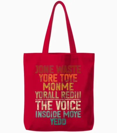 Jone Waste Yore Toye Monme Yorall Rediii Lustiger Witz Humor Tote Bags - Red