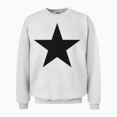 Star Unisex Sweatshirt - White