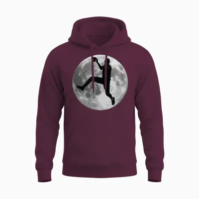 Hand Handball Player Handball France Child Boy Moon Unisex Hoodie - Maroon