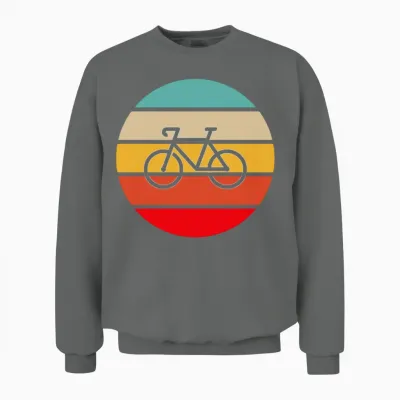 Bicycle Retro Unisex Sweatshirt - Graphite Heather