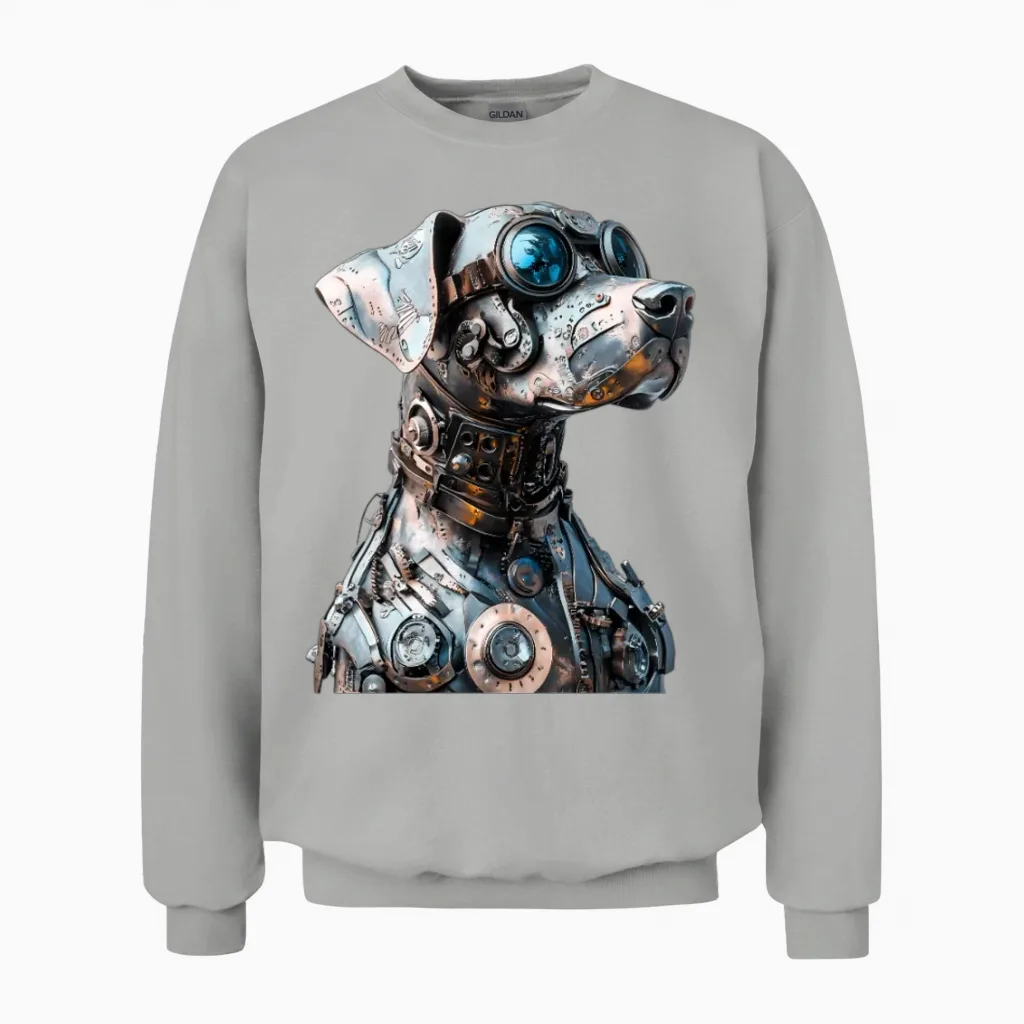 Ai Dog - Lovers Unisex Sweatshirt in Ash