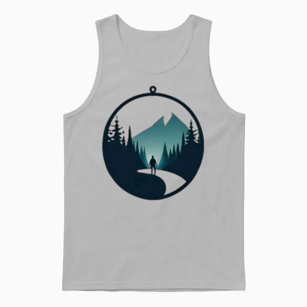 Hiking & Outdoors Unisex Tank Top in Ash