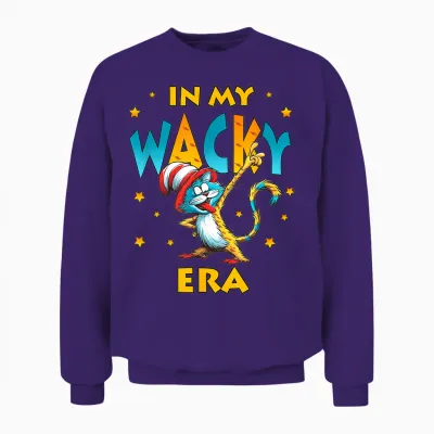 Wacky Outfit | in My Wacky Era for Men, Women And Unisex Sweatshirt - Purple