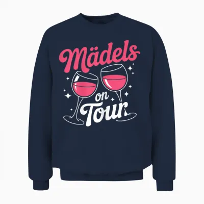 Mädels on Tour Mädels Ausflug Mädelsabend Bffs Unisex Sweatshirt - Navy