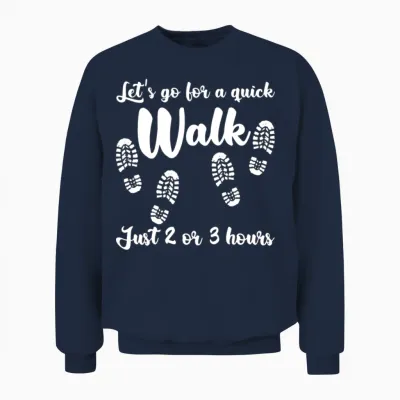 Hiking Outdoor Walk Walking Hike Unisex Sweatshirt - Navy