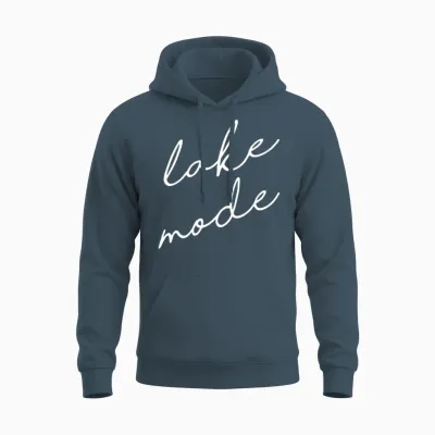 Lake Mode Finger Lakes New York Unisex Hoodie - Dark Heather