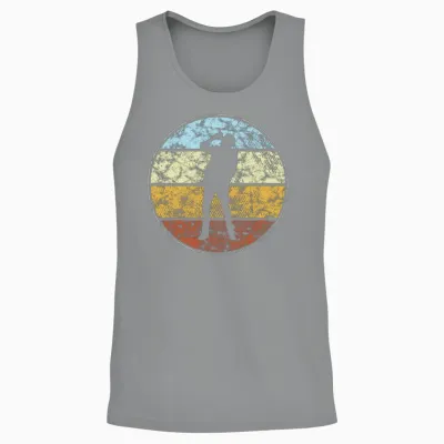 Singing Retro Unisex Tank Top - Sport Grey