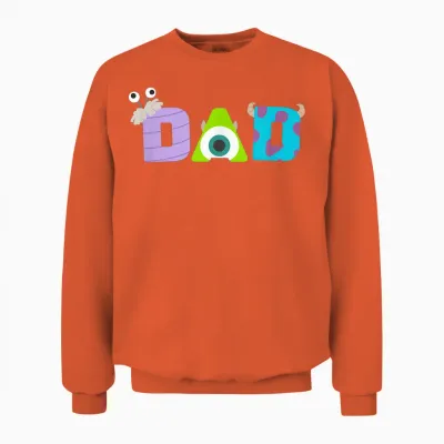 Disney and Pixar’s Monsters, Inc. Dad Father’s Day Birthday Unisex Sweatshirt - Orange