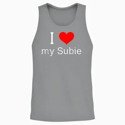 Funny I Love My Subie Unisex Tank Top - Sport Grey