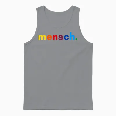 Nationality Human Anti-Racism Against Racism Rainbow Unisex Tank Top - Sport Grey