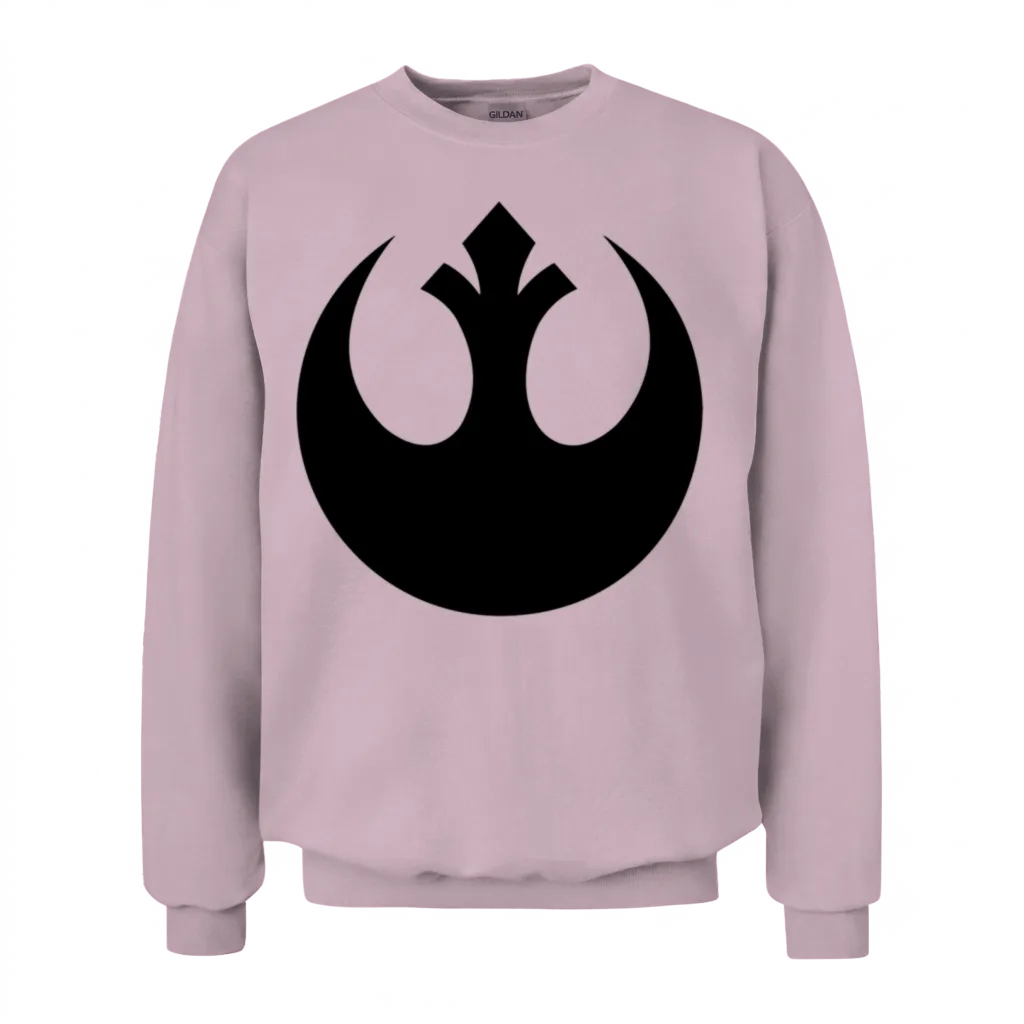 Rebel Unisex Sweatshirt - Light Pink