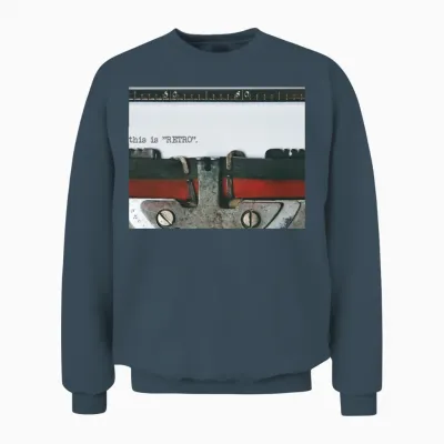 Retro Unisex Sweatshirt - Dark Heather