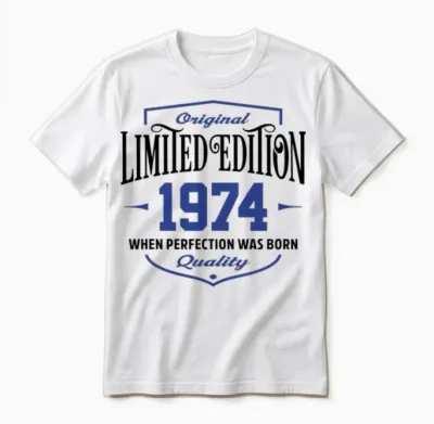 Limited Edition 1974 Unisex T-Shirt - White