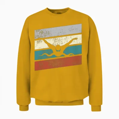Parkour Retro Unisex Sweatshirt - Gold