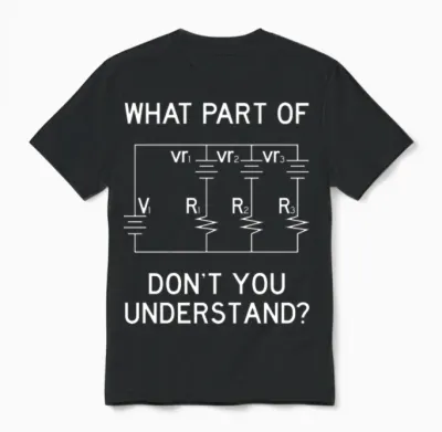 Electrician Electrical Engineer Engineering Unisex T-Shirt - Black