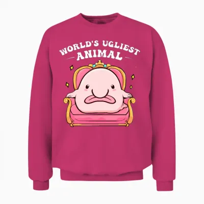 Funny Blobfish Unisex Sweatshirt - Heliconia