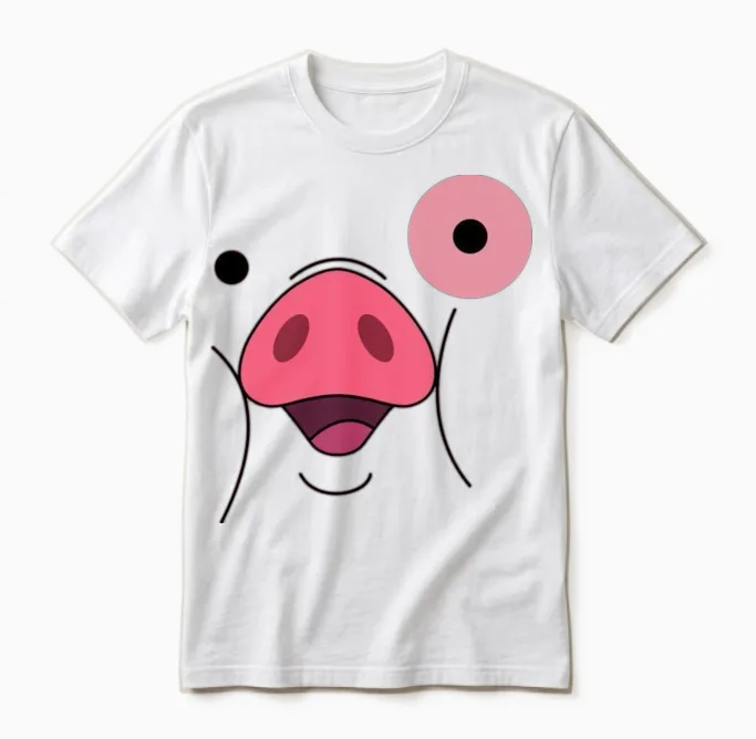 Waddles 1 Unisex T-Shirt in White