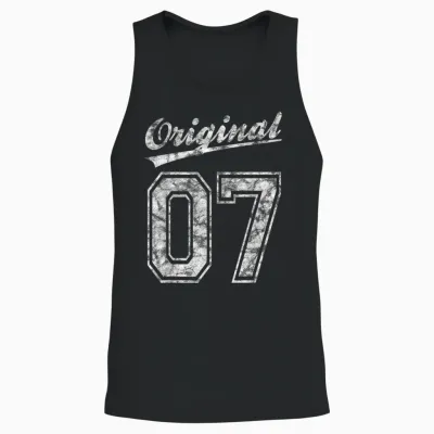 2007 Geburtstag 16 Jahre Original 07 Vintage 2007 Geschenk Unisex Tank Top - Black