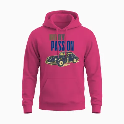 Driven by Passion Unisex Hoodie - Heliconia