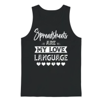 Funny Accounting for Accountants Cry Unisex Tank Top - Black – 1