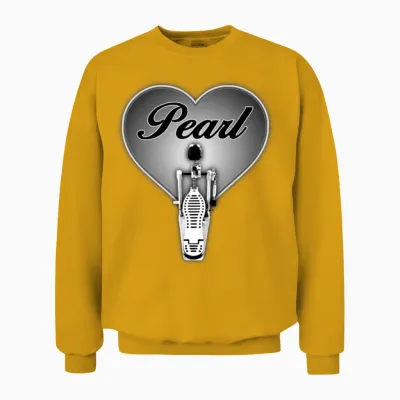 Pearl in Heart Unisex Sweatshirt - Gold