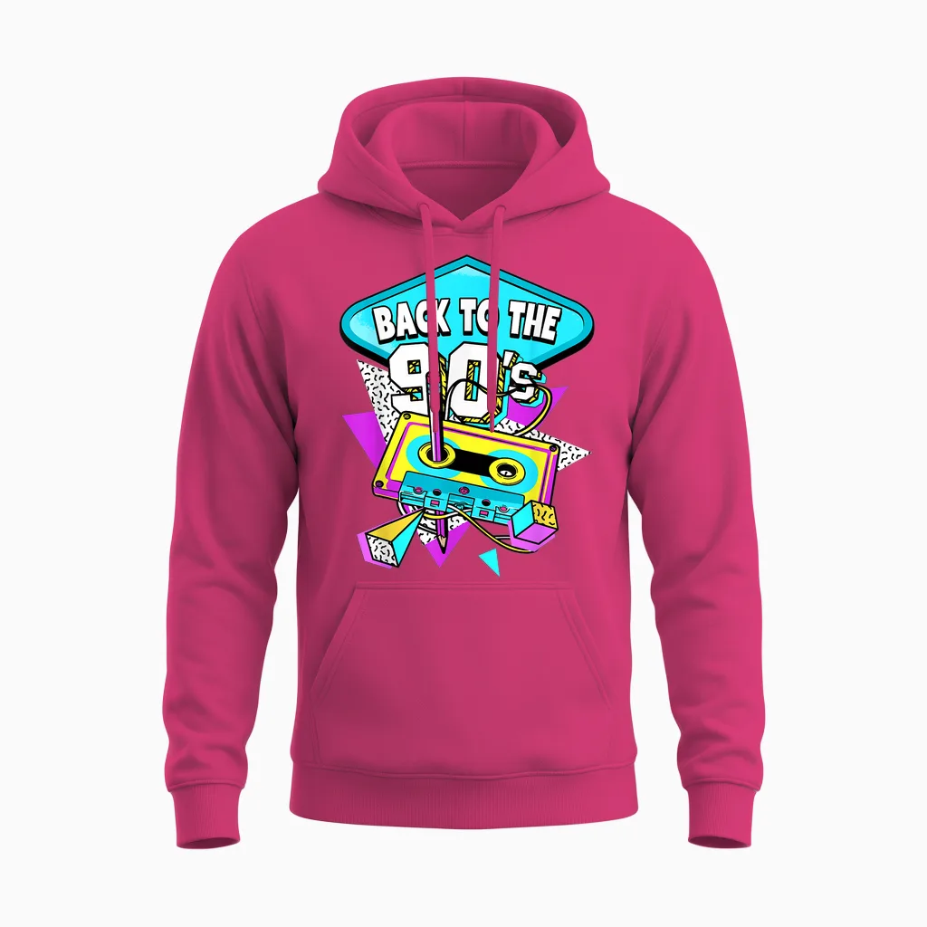 90er Jahre Geschenke 90er Jahre T-Shirt Männer Schwarz Cartoon Retro Party Klassische Passform Crew Neck Kurzarm S Eu Klein Regulär Unisex Hoodie in Heliconia