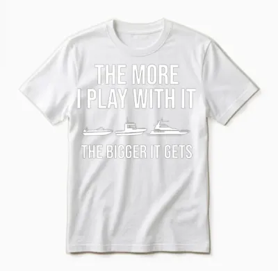Boating Funny Boat Captain Unisex T-Shirt - White