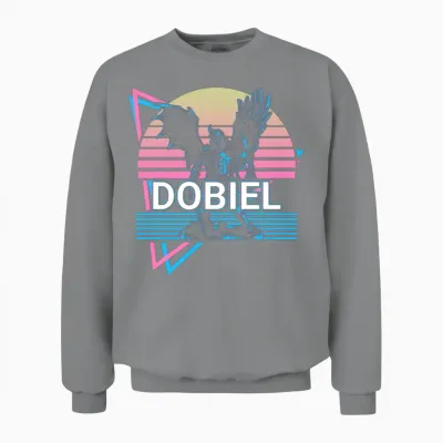 Dobiel Guardian Angel Ancient Persia Retro Unisex Sweatshirt - Sport Grey