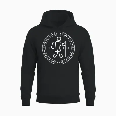 Hiking: Where the Wifi Is Weak... Unisex Hoodie - Black