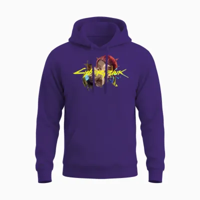 Cyberpunk 2077 Unisex Hoodie - Purple