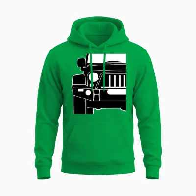 Jeep Wrang Unisex Hoodie - Irish Green