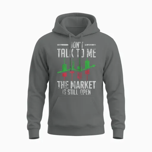Exchange Cryptocurrency Trading Funny Stock Market Investment Unisex Hoodie - Graphite Heather