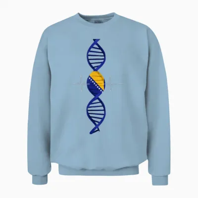 Bosnien Und Herzegowina Wurzeln Bosnien Flagge Unisex Sweatshirt - Light Blue
