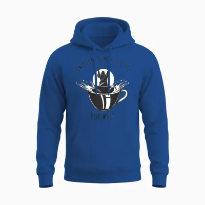 Moses Coffee Funny Joke Unisex Hoodie - Royal