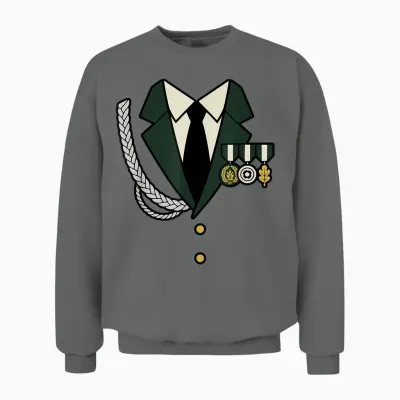 Schützenverein Uniform Jacke Medaillen Design Schützenfest Unisex Sweatshirt - Graphite Heather