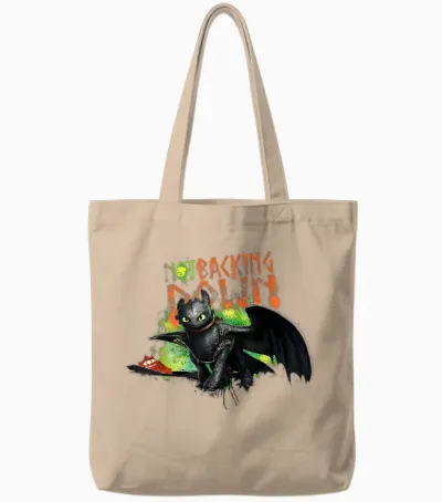 No Sacrifice How to Train Your Dragon Movie 2025 Tote Bags - Natural