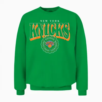 Nba - New York Knicks Blason Unisex Sweatshirt - Irish Green