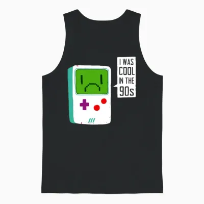 Cool in the 90 S Unisex Tank Top - Black
