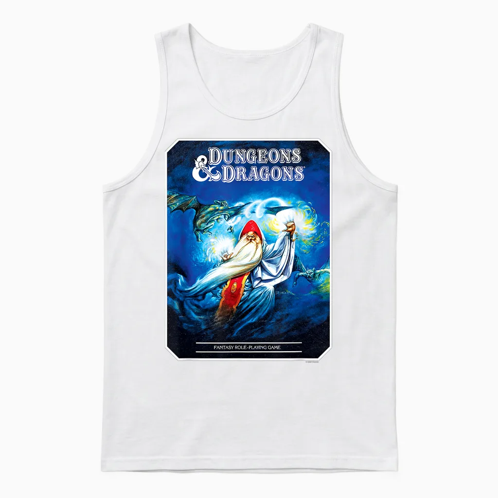 Dungeons & Dragons Vintage Advanced Player's Handbook T-Shirt Small Unisex Tank Top in White