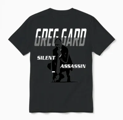Greg Gard Silent Assassin Unisex T-Shirt - Black